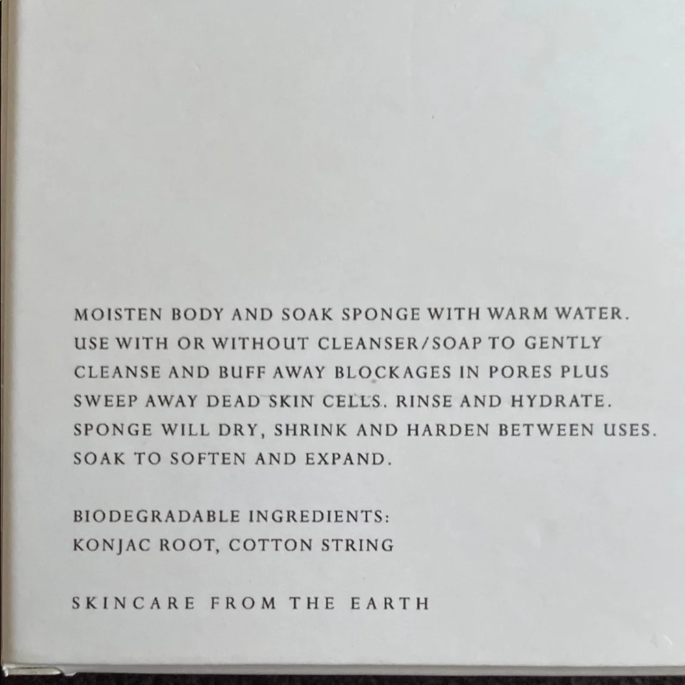 NWOT Nash Jones Konjac Root Body Sponge - Picture 4 of 4